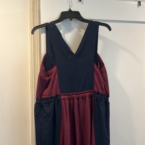 DAILY PRACTICE BY ANTHROPOLOGIE COLORBLOCK UTILITY JUMPSUIT, NWT SIZE LARGE - Picture 6 of 8